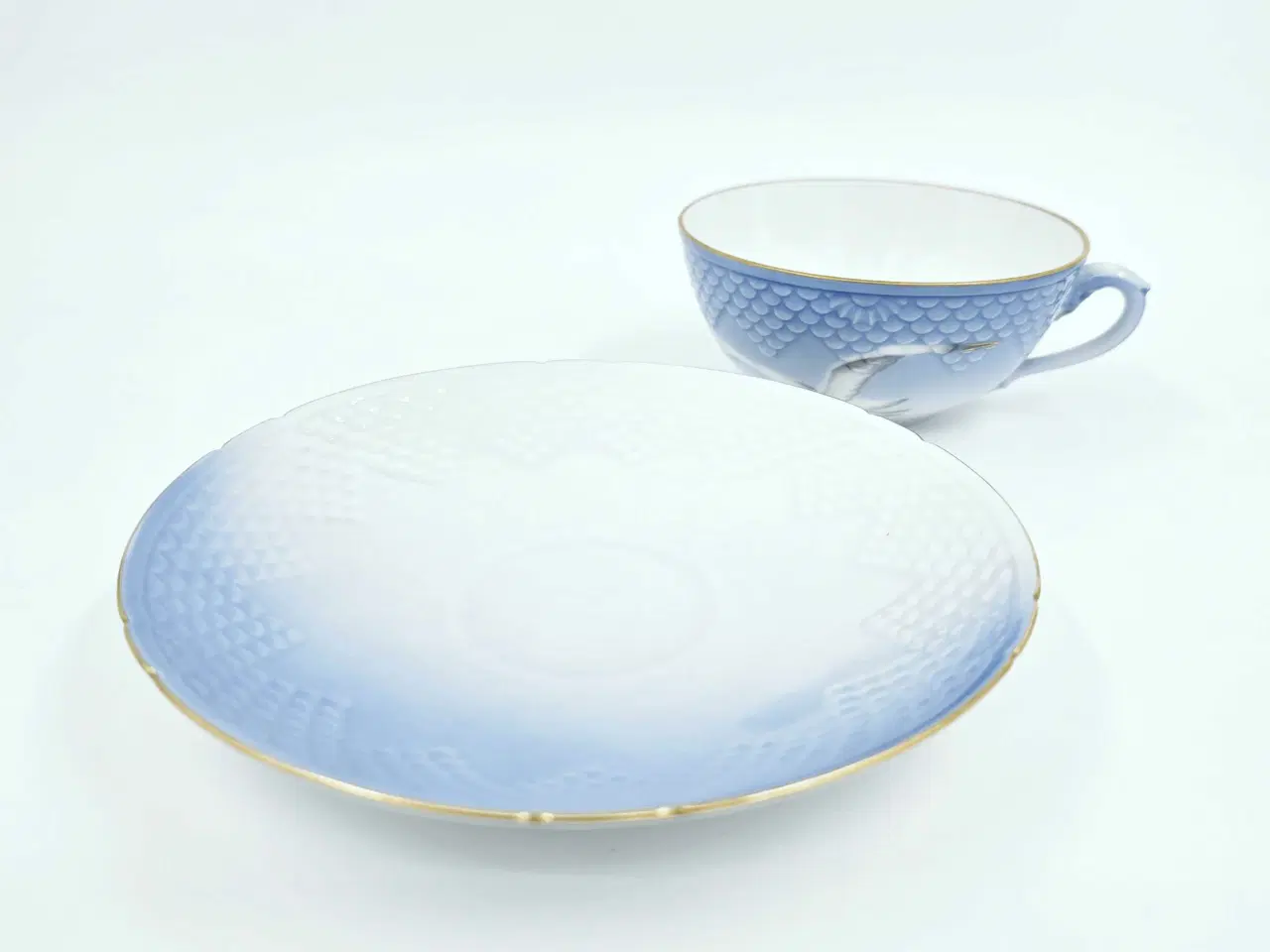 Billede 9 - Mågestel tekopper med guldkant 1 sortering Porcelæ