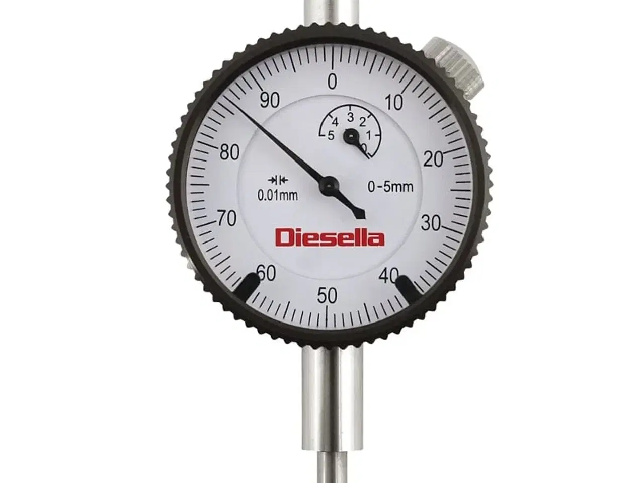 Billede 1 - Måleur 0-5 mmx0,01 mm med justerbare tolerancemærker og fladt dæksel