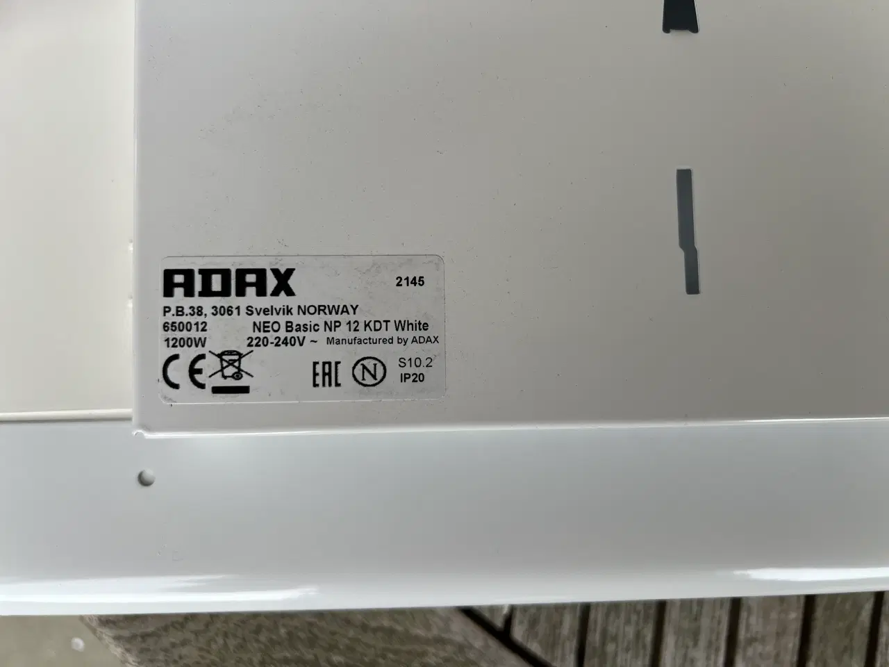 Billede 6 - ADAX elradiator. 