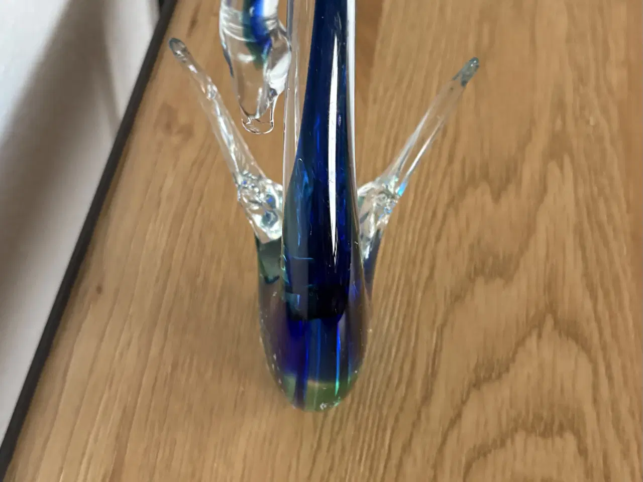 Billede 3 - Blå/grøn Glas svane