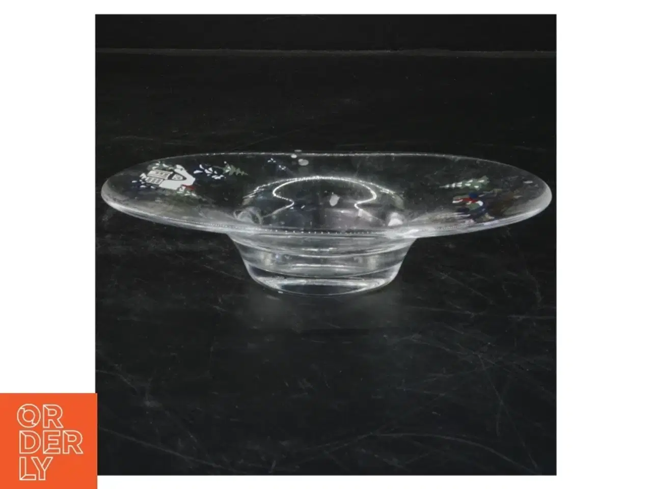 Billede 1 - Jule platte fra Holmegaard (str. 18,5x12 cm)