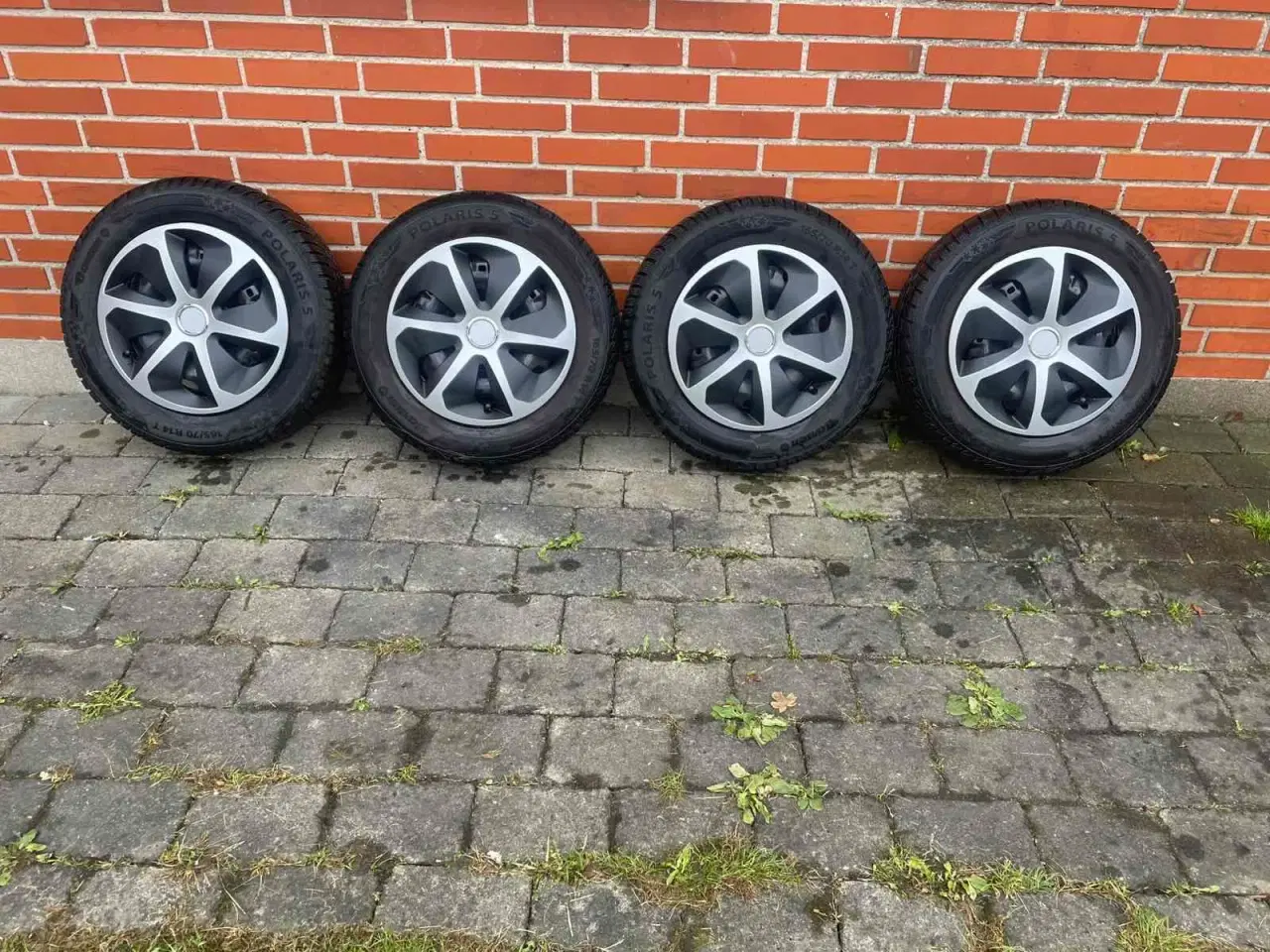 Billede 2 - 5x100 14”vinterhjul med næste ny dæk