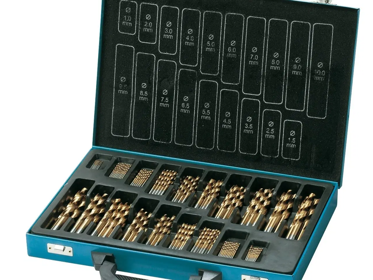 Billede 1 - TIN-coated HSS borsæt med 170 dele