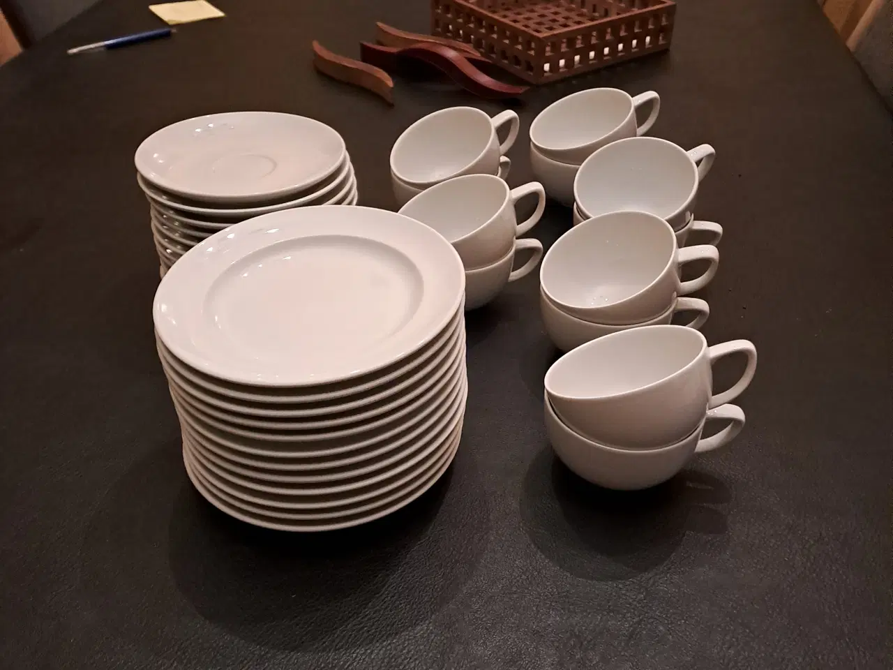 Billede 1 - Kaffestel Hvidpot fra Royal Copenhagen 