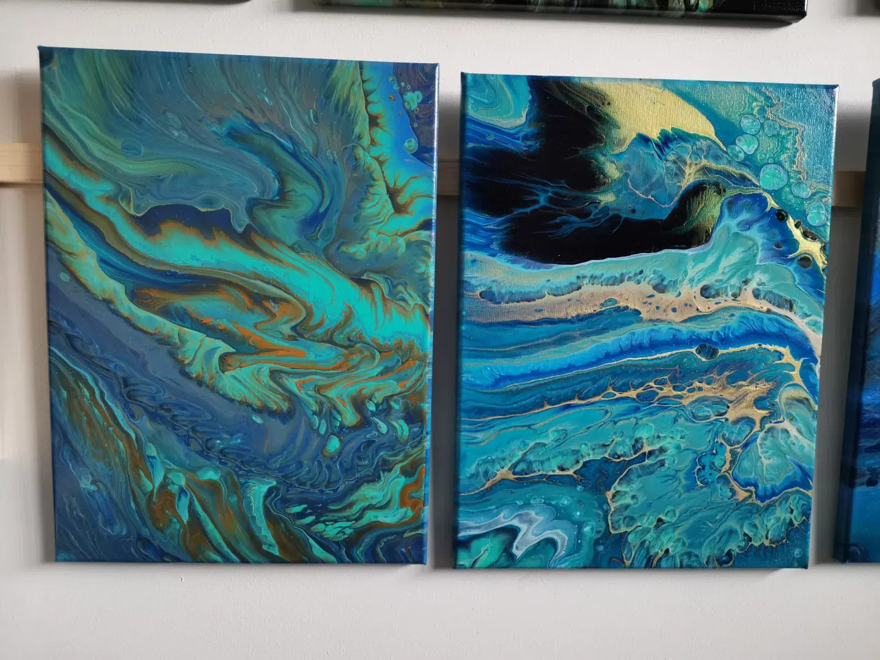 Billede 15 - Akryl malerier i Fluid Art