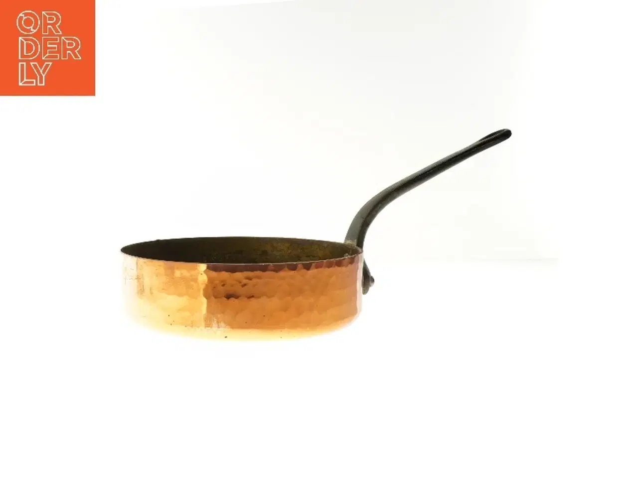 Billede 1 - Kobber stegepande (str. Ø 26,5x7,5 cm)