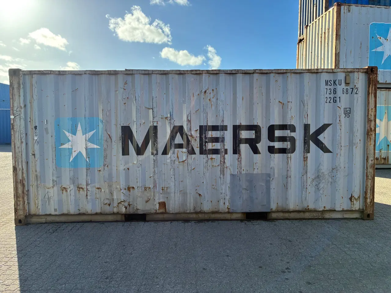 Billede 3 - Brugt 20 fods Isoleret Container- ID: MSKU 735932-