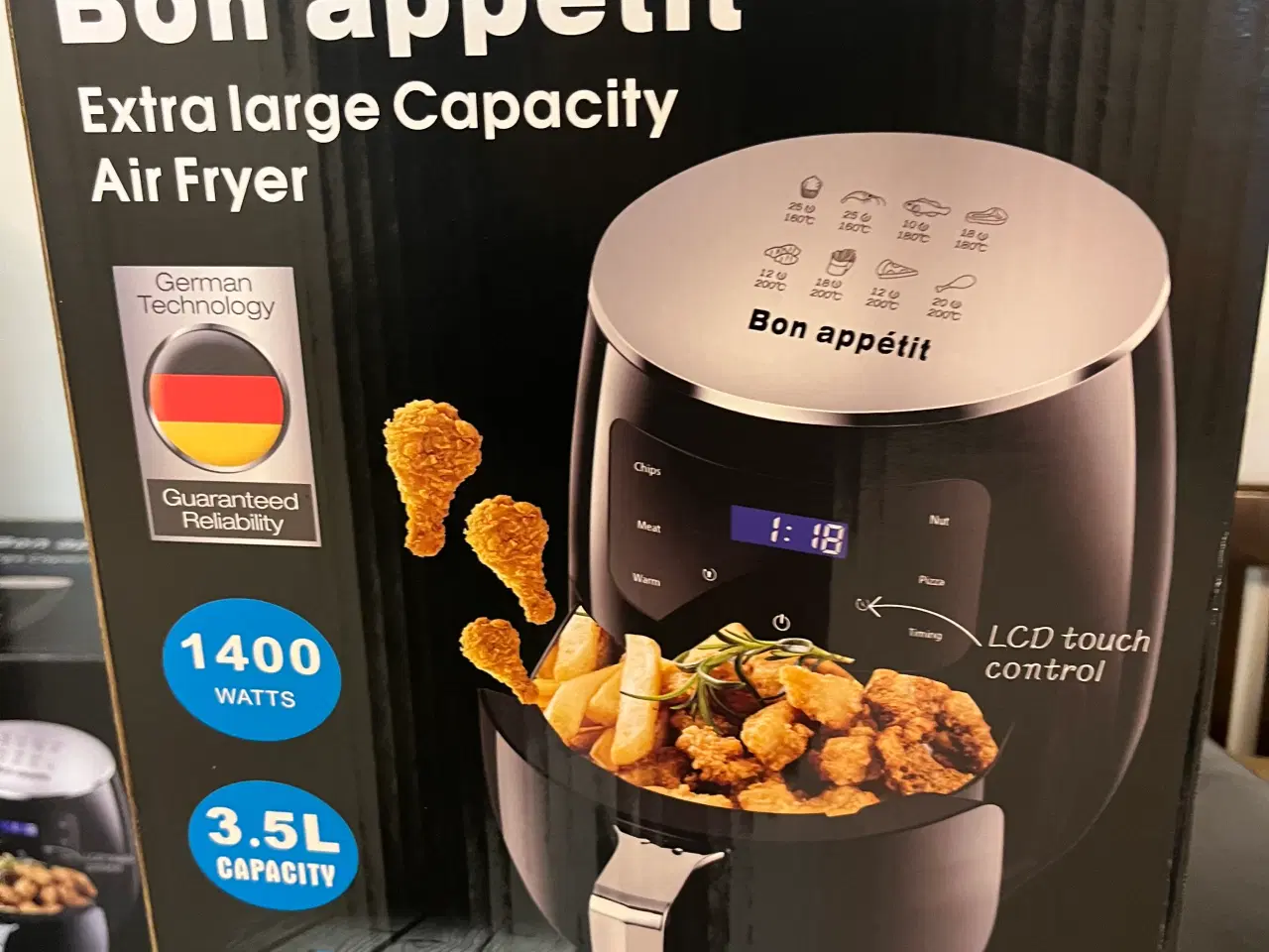 Billede 3 - Air fryer 3 ltr, helt ny 