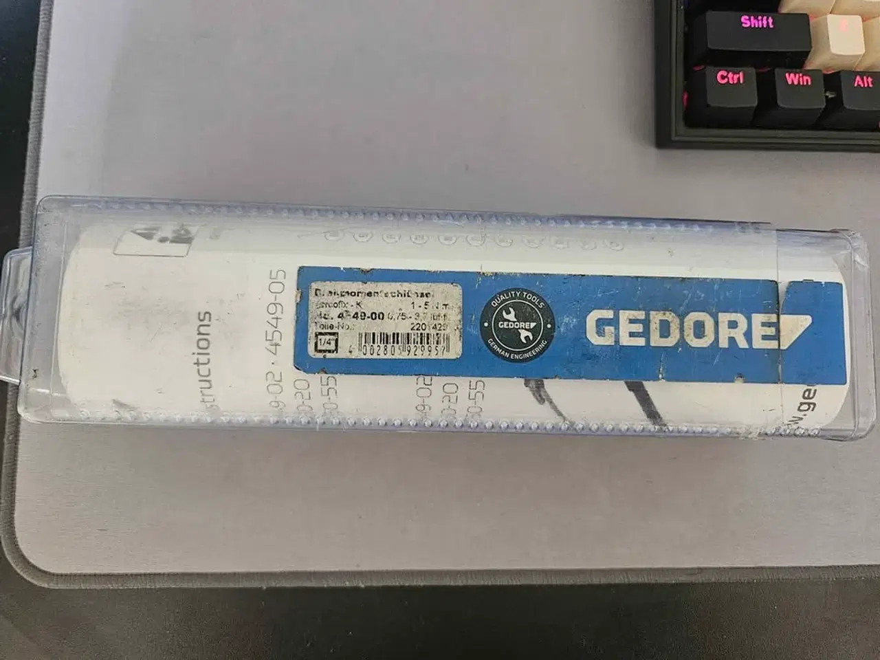 Billede 2 - GEDORE momentnøgle 4549-00 (1–5 Nm)