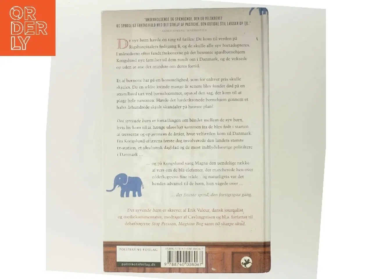 Billede 3 - Det syvende barn af Erik Valeur (Bog)