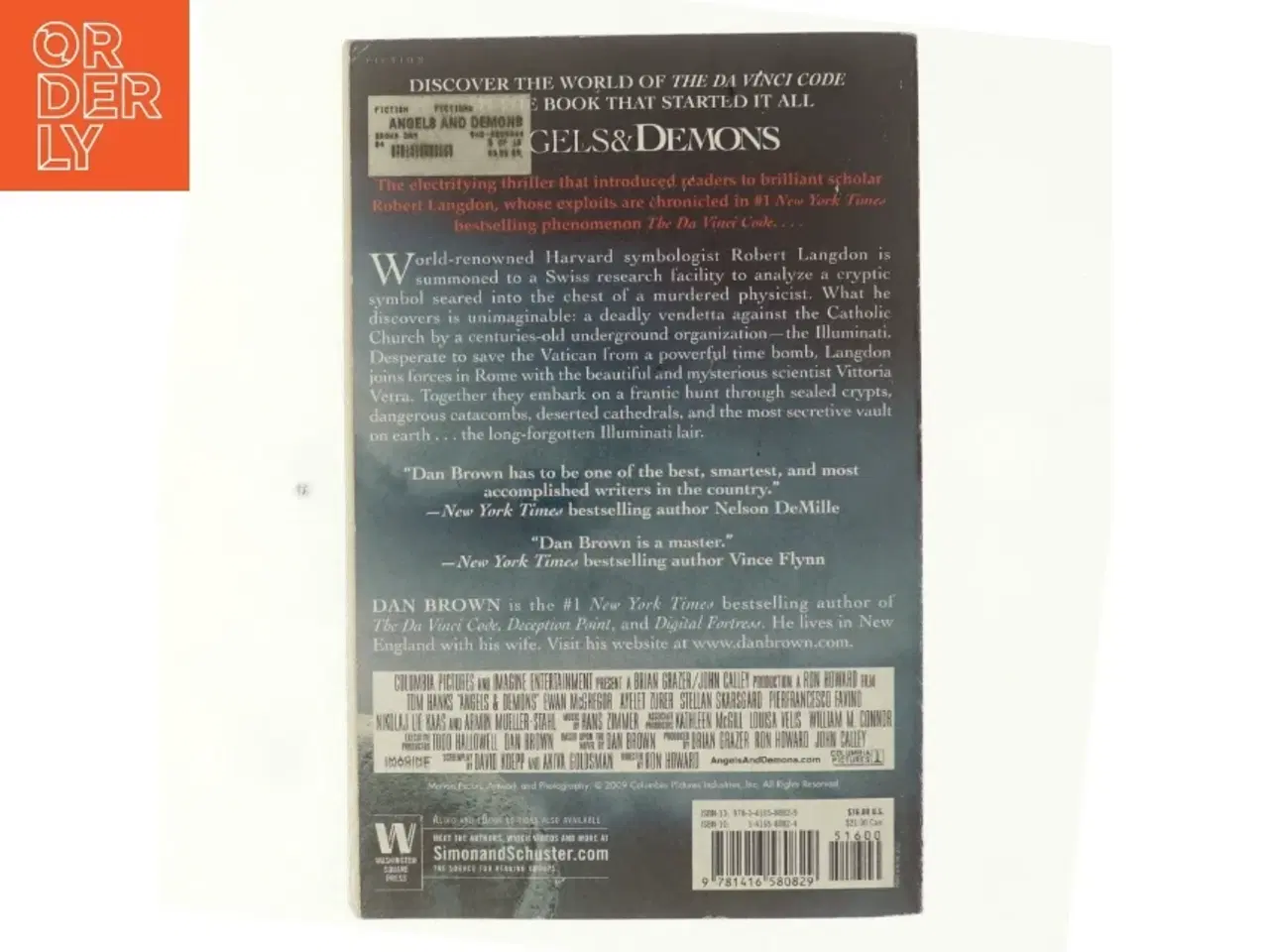 Billede 3 - Angels & Demons - Movie Tie-In af Dan Brown (Bog)