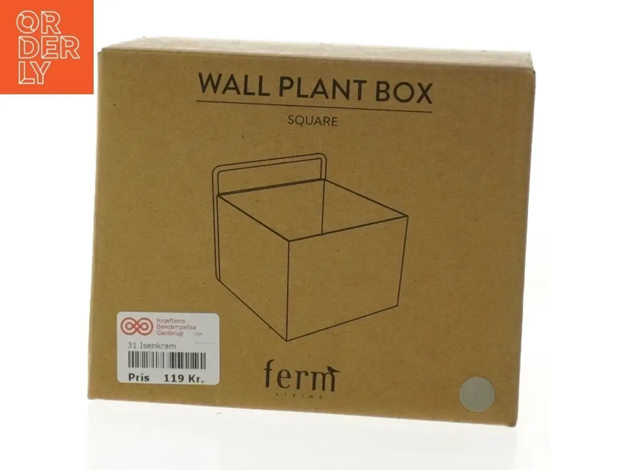 Billede 1 - Væg plantekasse fra Ferm Living (str. 15x15x11 cm)