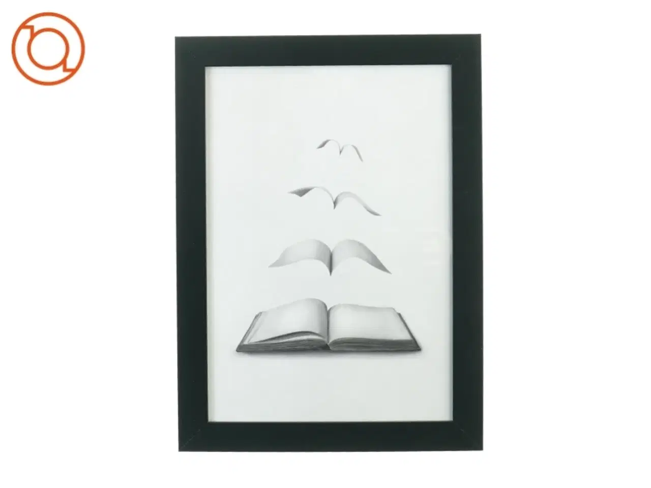 Billede 1 - Billedramme med plakat (str. 33 x 25 cm)