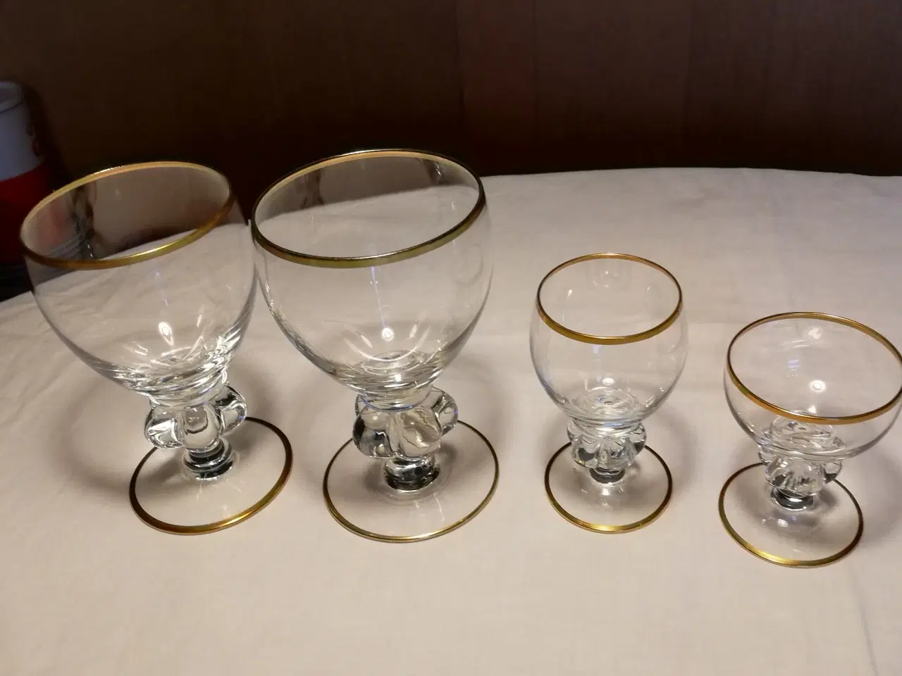 Billede 4 - Gisselfeld glas med guldkant rødvin, portvin m.m.