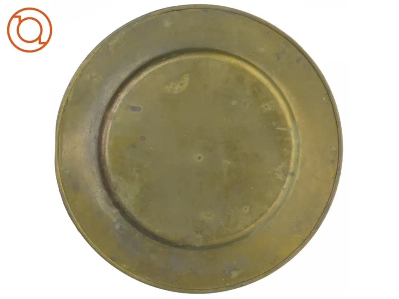 Billede 3 - Tallerken/Fad i massiv messing (str. 28 cm)
