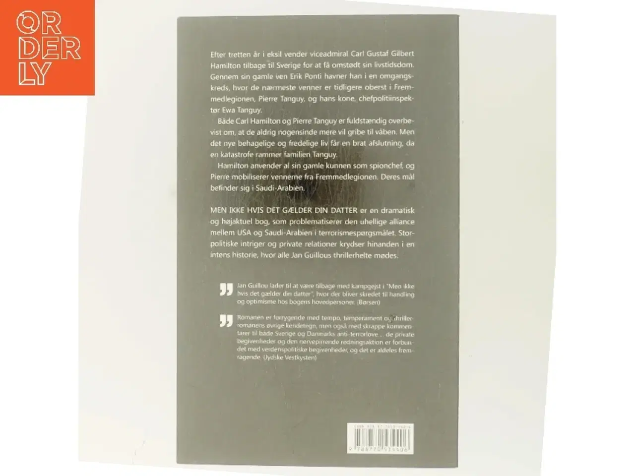 Billede 3 - Men ikke hvis det gælder din datter af Jan Guillou (Bog)