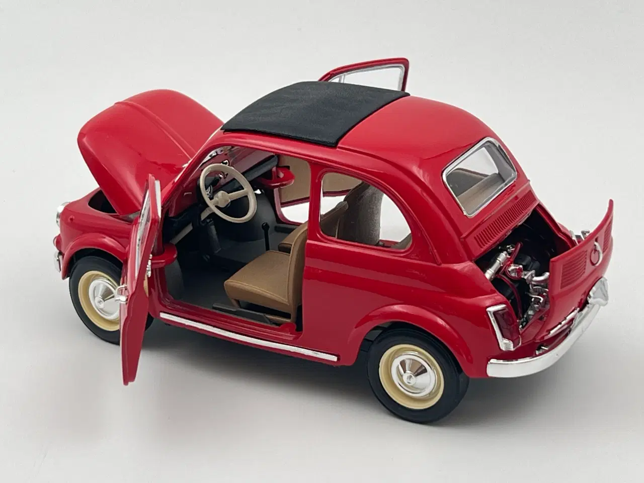 Billede 5 - 1965 Fiat 500 F - Sjælden model - 1:18  