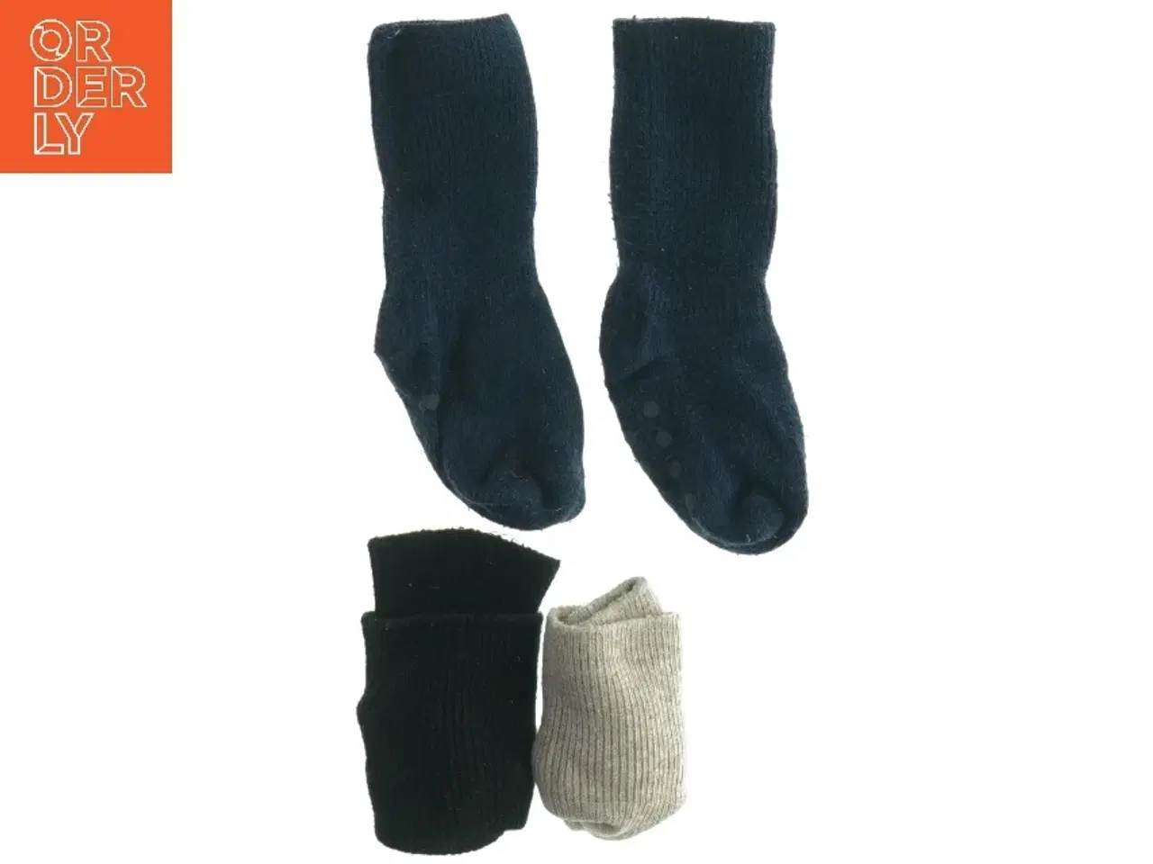 Billede 2 - Brugte strømper (str. Fodlængde 8 cm)