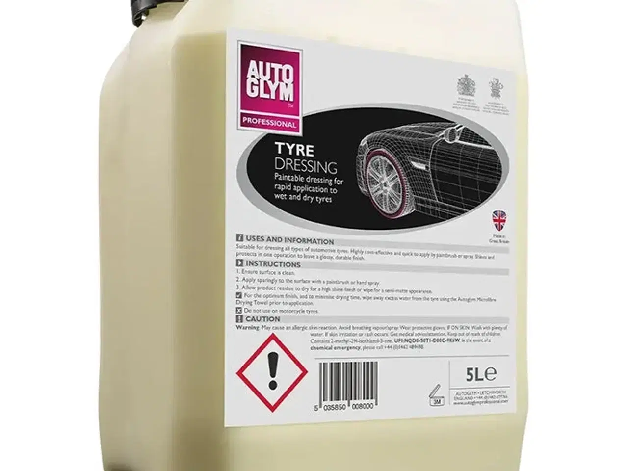 Billede 1 - Autoglym Tyre Dressing 5L High Gloss Dækglans