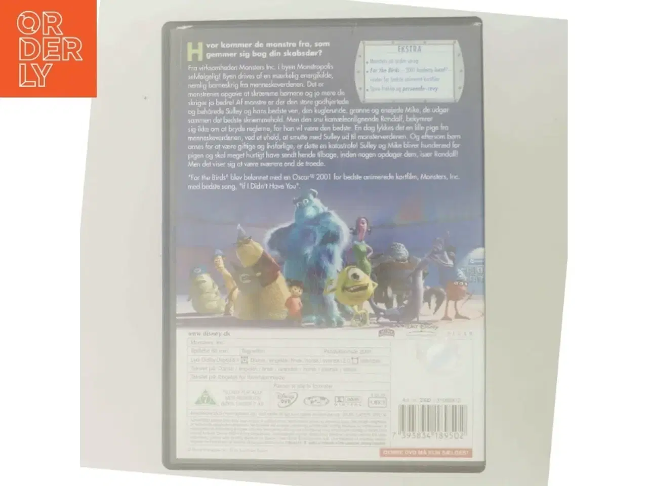 Billede 3 - Monsters Inc med Mike Wazowski (DVD)