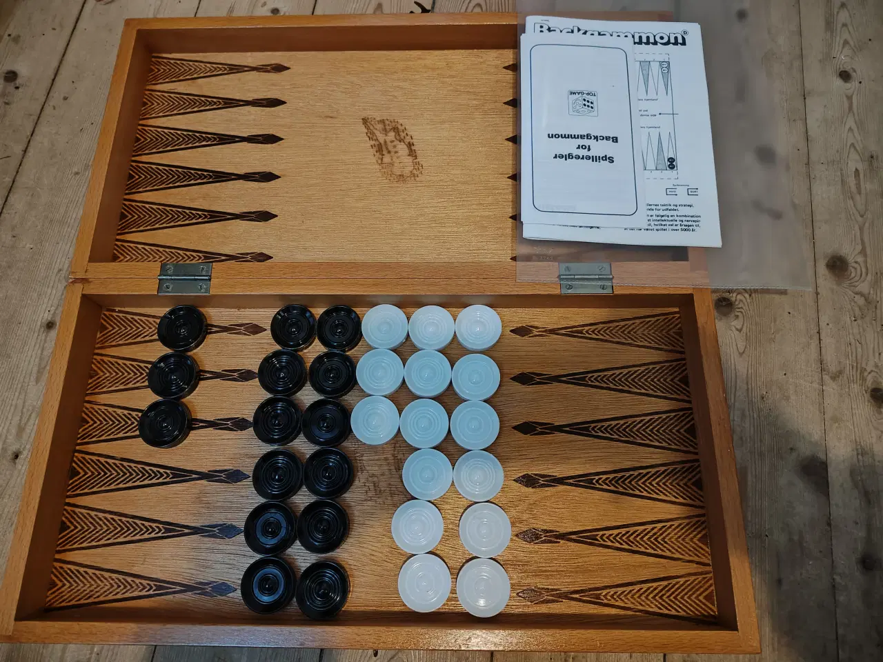 Billede 2 - STORT Backgammon Brætspil
