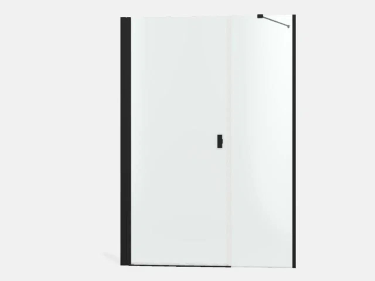 Billede 2 - Glas svingdør med sidepanel   STRØMBERG