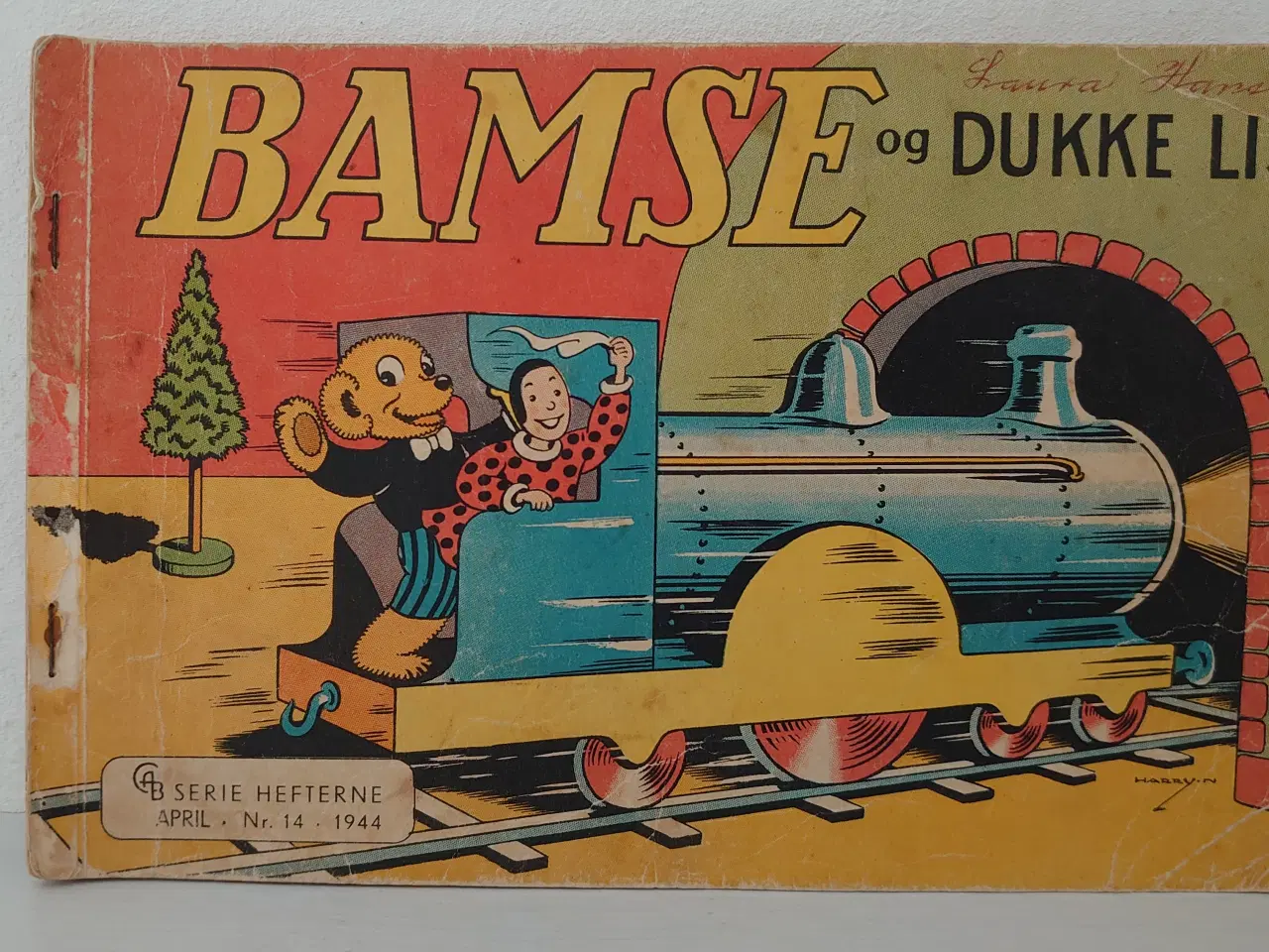 Billede 1 - Harry Nielsen: Bamse og Dukkelise. Nr.14, 1944