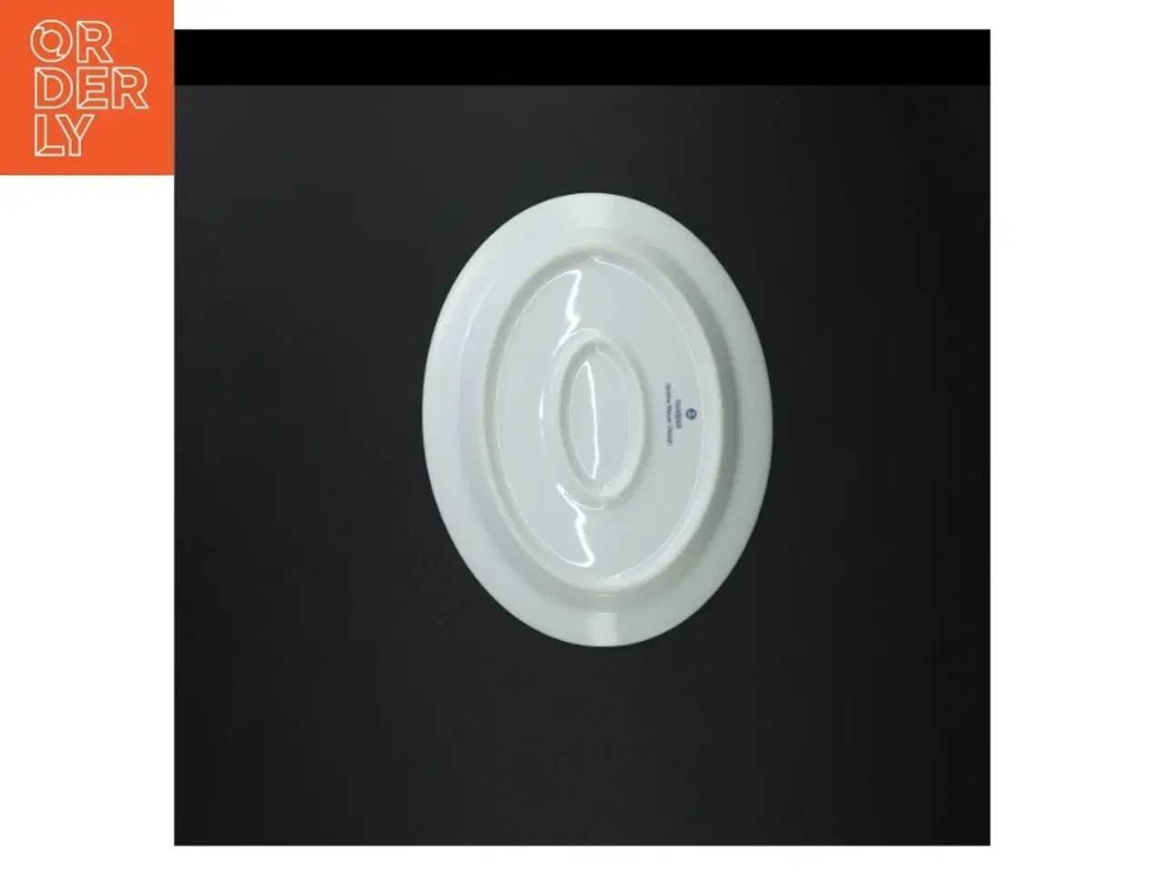 Billede 2 - Hvid porcelænsfad fra Hvidport (str. 22 x 17 cm)