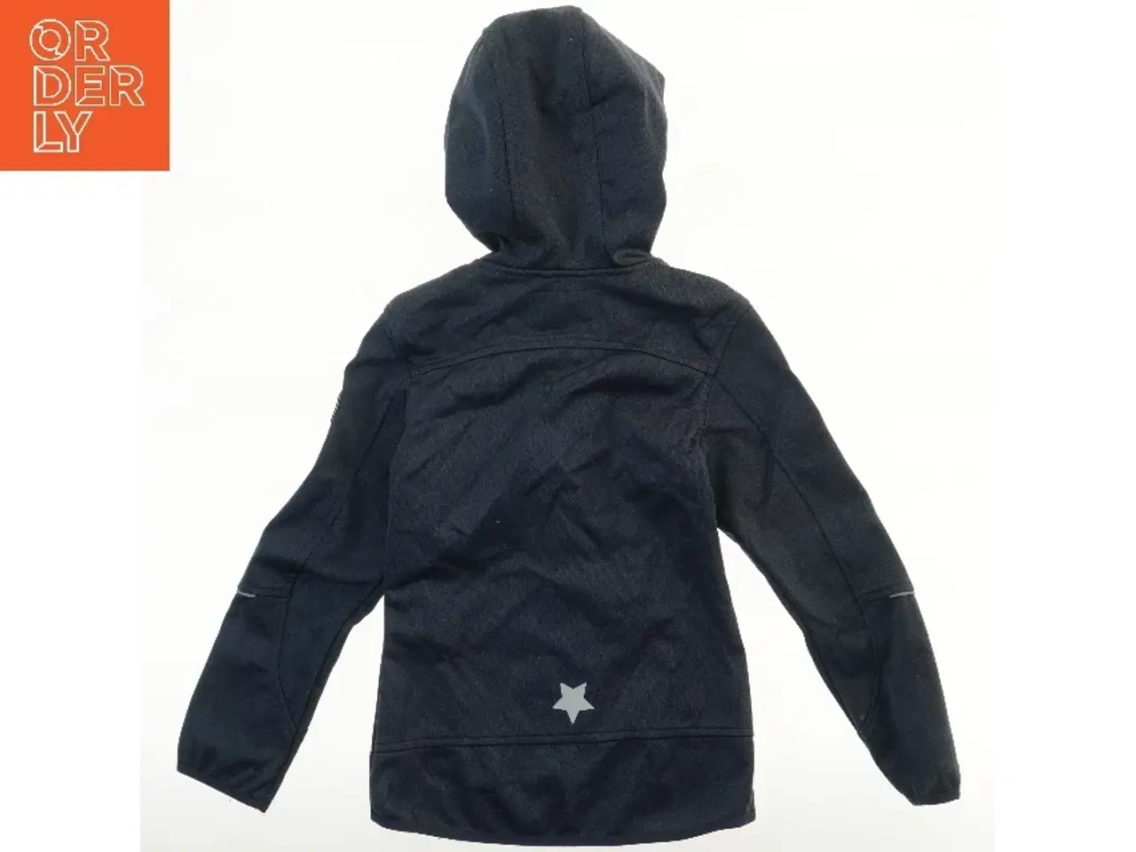 Billede 2 - Softshell jakke med hætte og lynlås (str. 140)