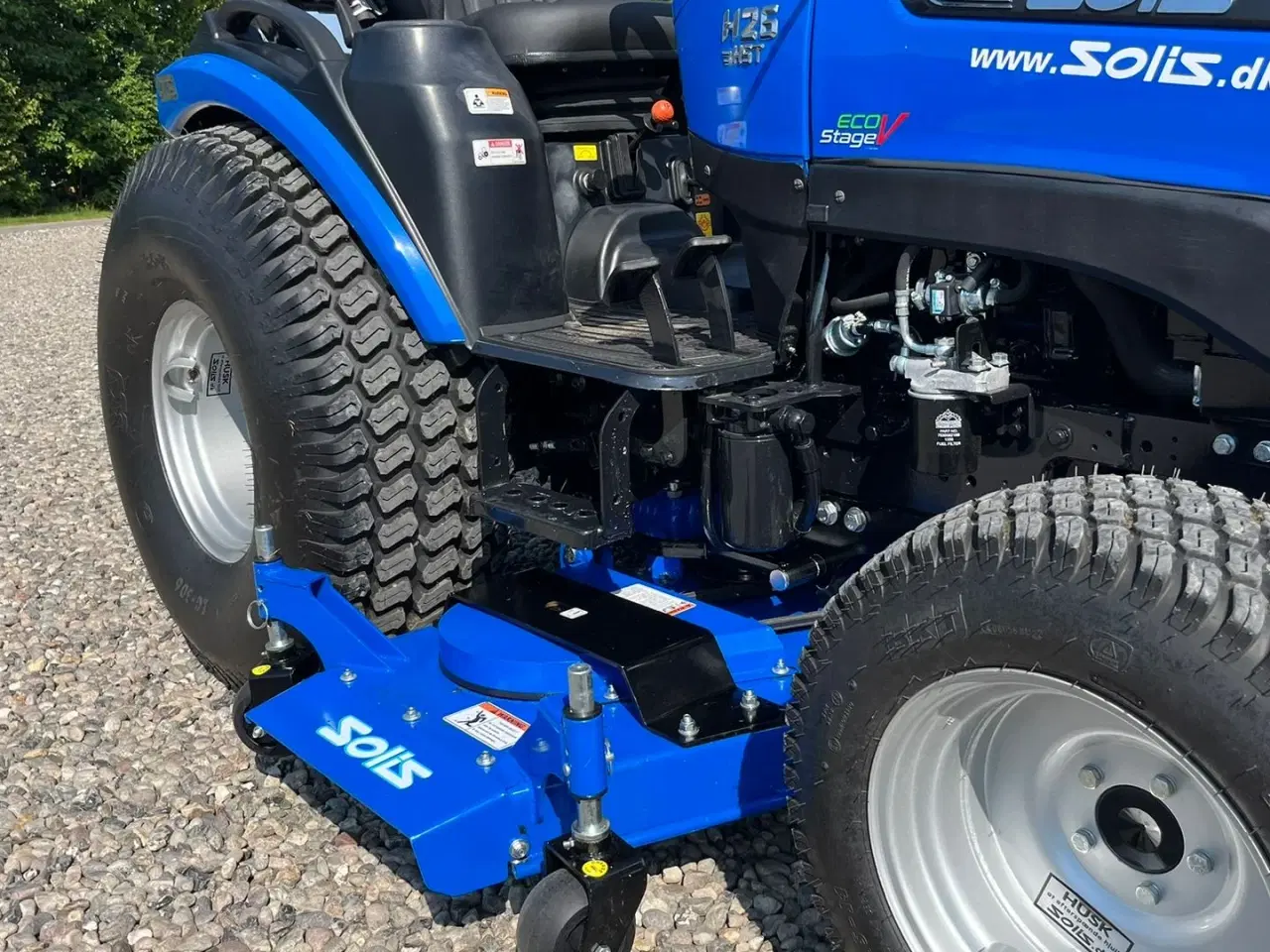Billede 16 - Solis 26 HST Hydrostat Turf hjul og klipperbord