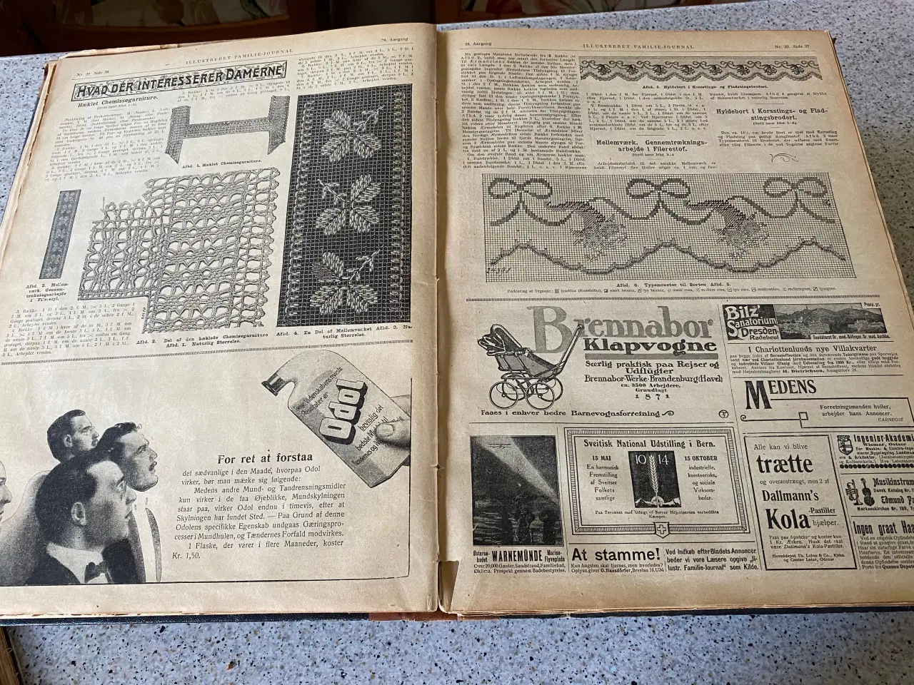 Billede 11 - Antik samlebøger 4 stk - Familie Journalen 1914