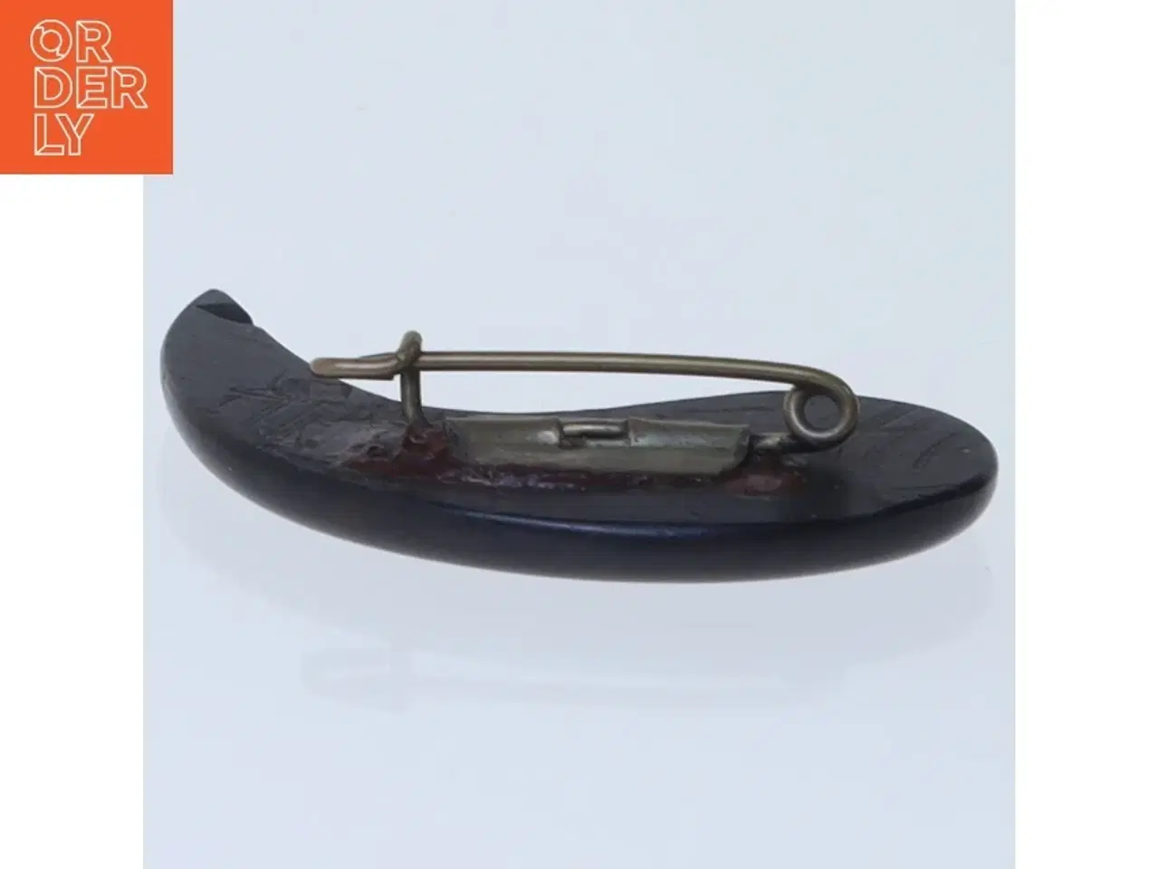 Billede 3 - Teak træ broche (str. 4,5 cm)