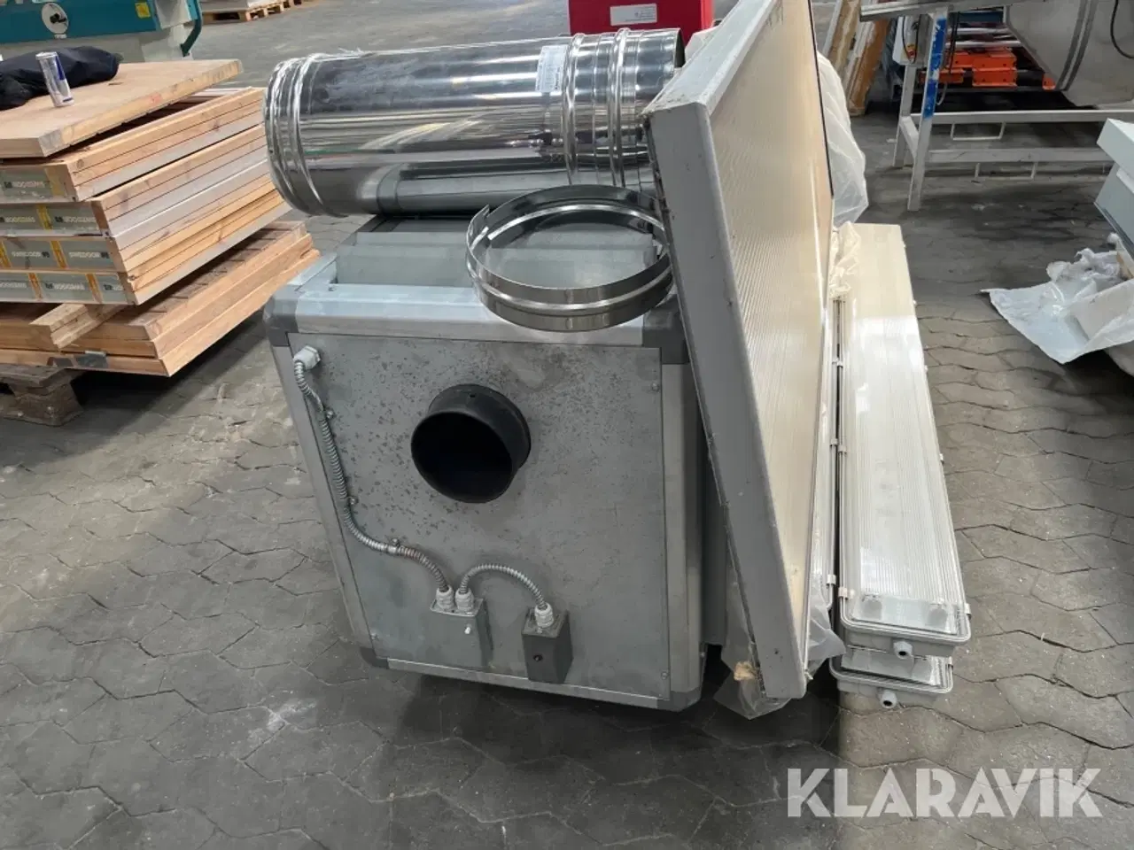 Billede 2 - Kalorifere oliefyr Airheat AV-50 Med solcelle panel