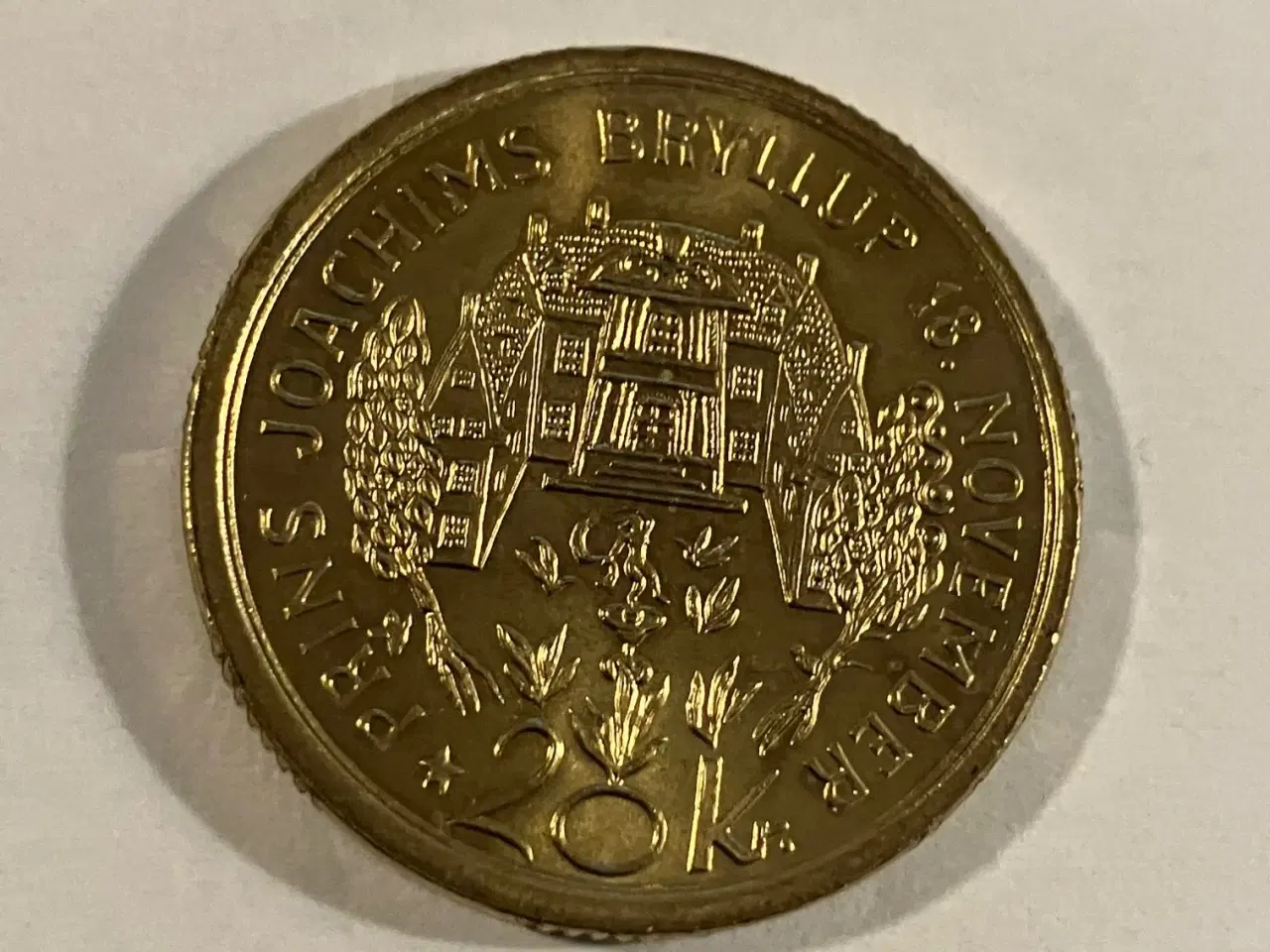 Billede 1 - 20 kroner - Prins Joachims bryllup med Prinsesse Alexandra 1995