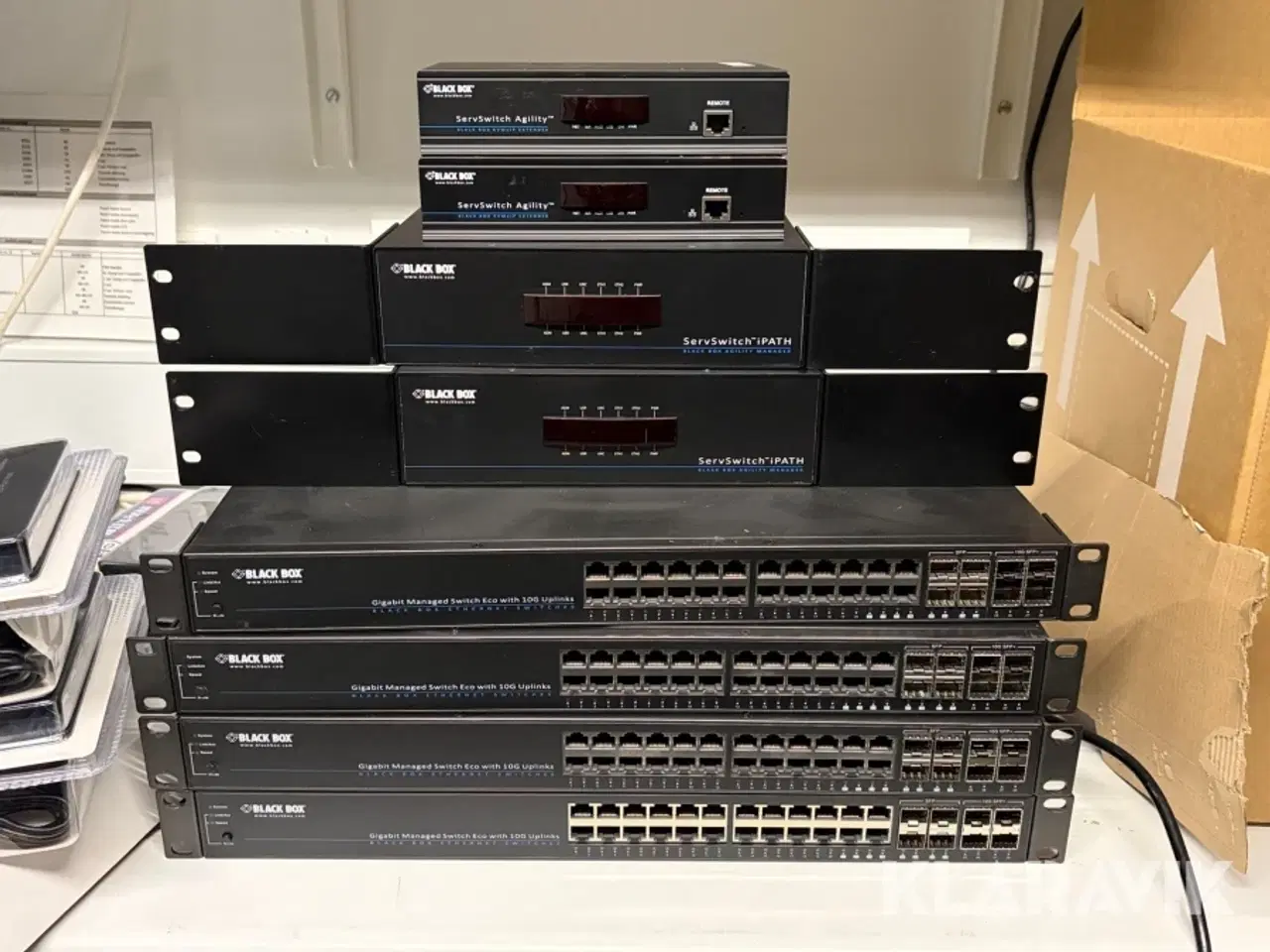 Billede 2 - Switchs Black Box Gigabit Managed Switchs + ServSwitch 42 enheder