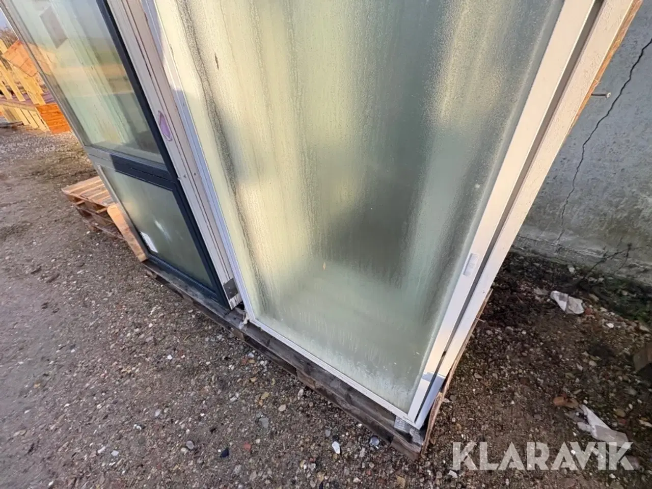 Billede 5 - Glasparti Kastrup 220x96 cm 4 styk - 1 lags