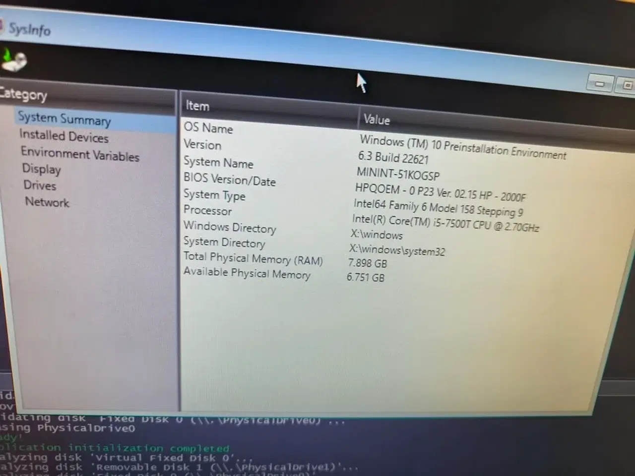 Billede 6 - Skærm 22" m. tastatur HP L2206w (PC medfølger ikke)