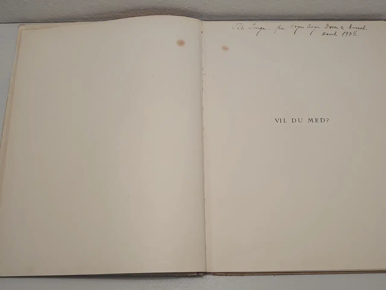 Billede 3 - Axel Mathiesen: Vil du med? 1.udg. år 1933