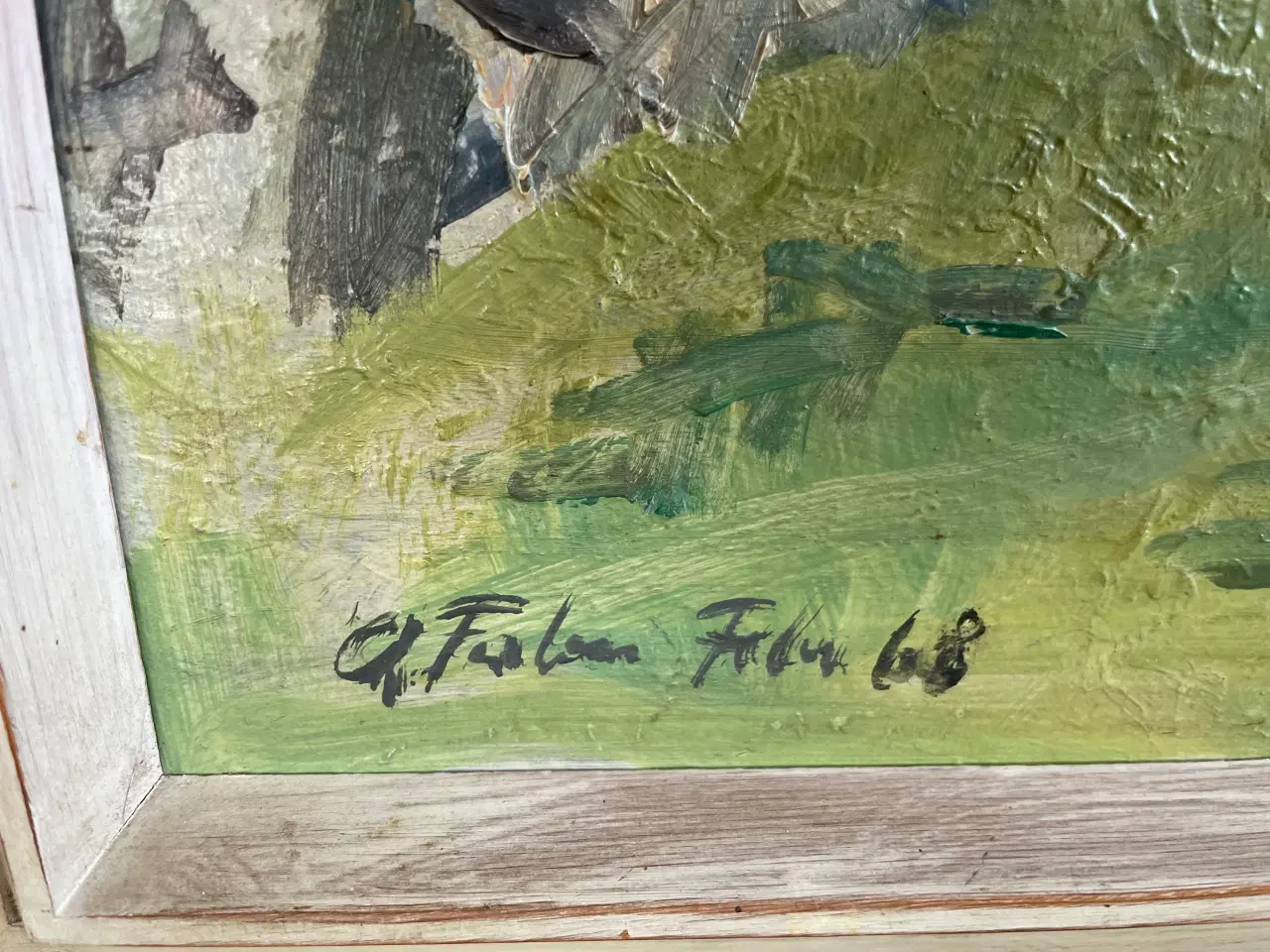 Billede 3 - lot Oliemaleri af  Asger Faber 