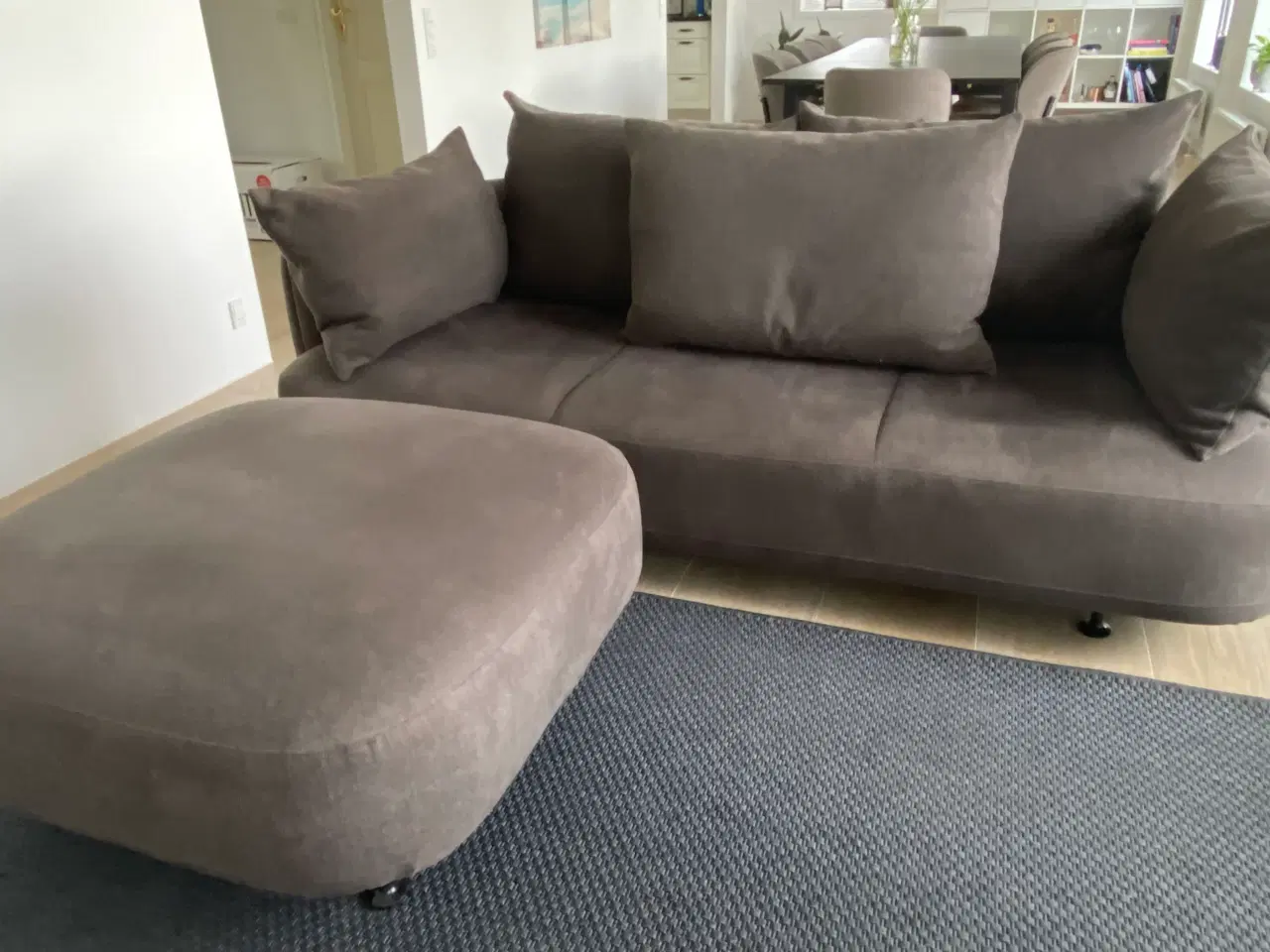 Billede 5 - 3 pers. Sofa + Puf
