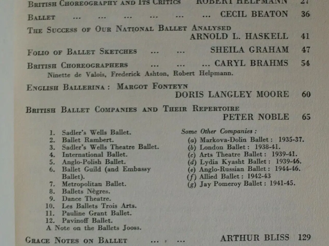Billede 2 - british ballet, edited by peter noble, emne: kunst