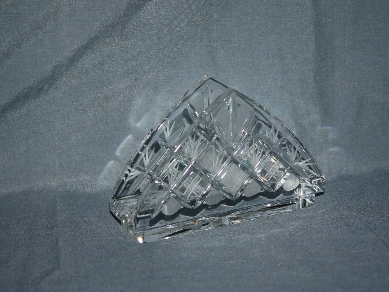 Billede 5 - Servietholder i glas Bohemia