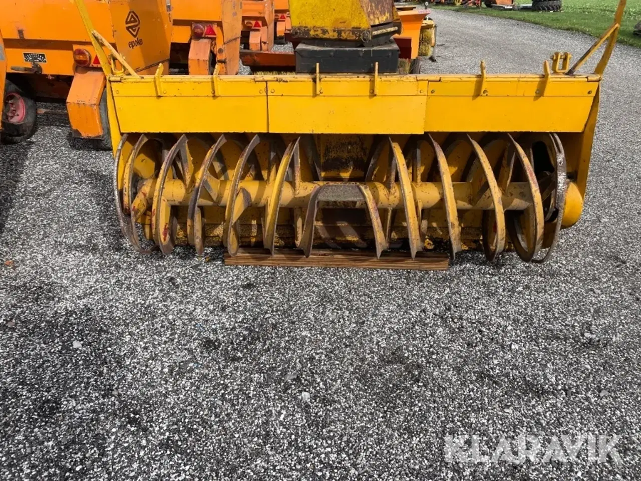 Billede 4 - Sneslynge / snefræser til traktor, PTO-drevet Kalbacher JM