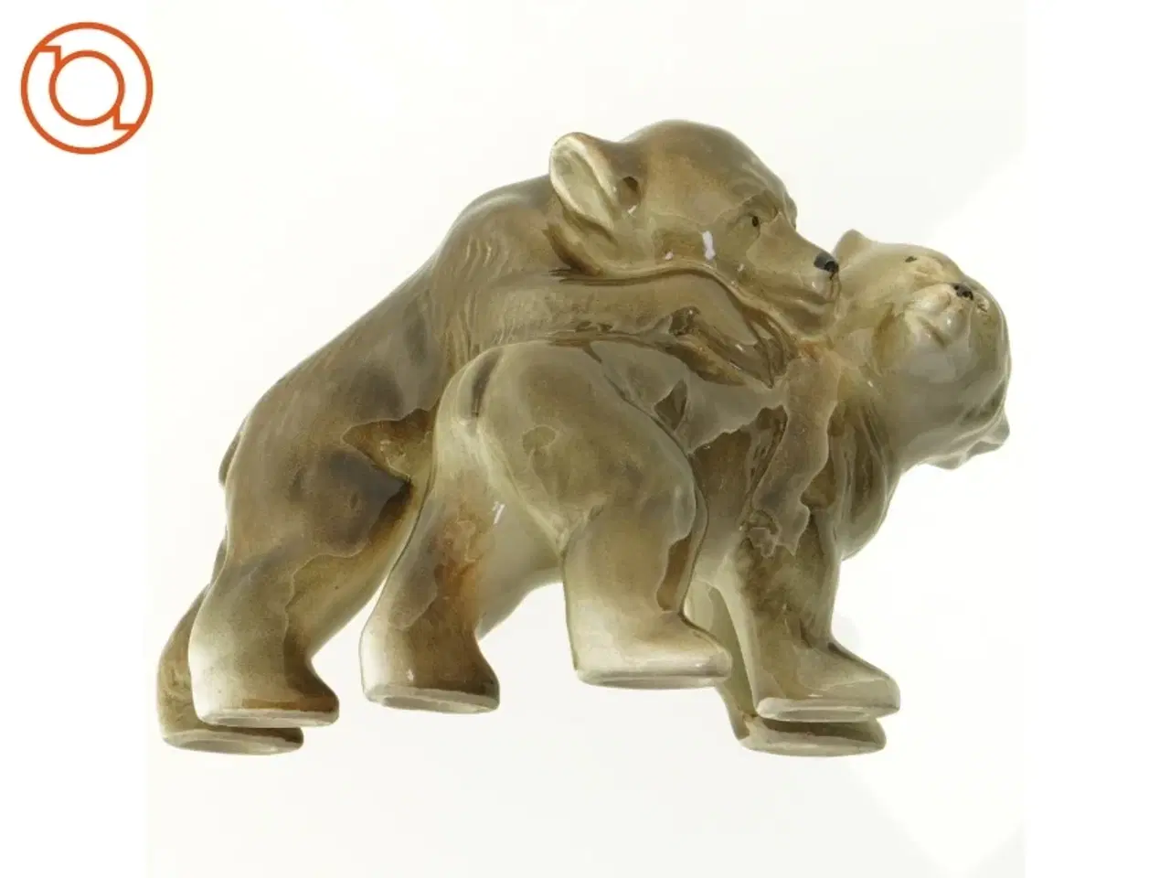 Billede 2 - Porcelænsfigur bjørne (str. 16 x 13 cm)
