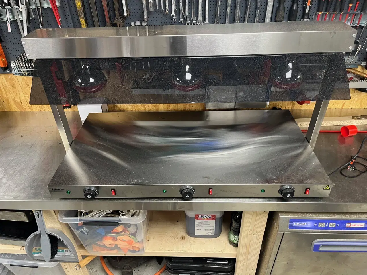 Billede 1 - Varmeplade Varmelampe Flæskestegsvarmer