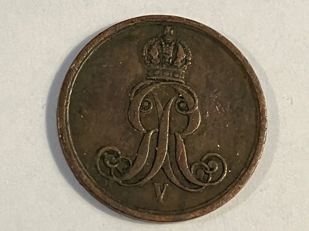 Billede 2 - 1 Pfennig 1860 B Scheidemunze 1860