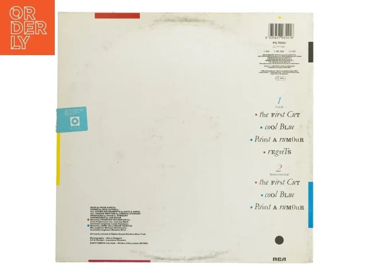 Billede 3 - Vinylplade Eurythmics