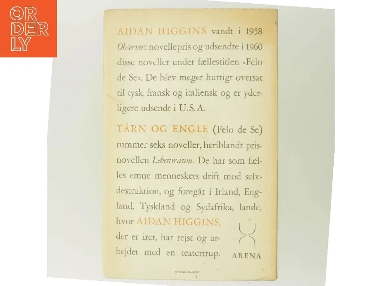 Billede 3 - Tårn og Engle af Aidan Higgins (Bog)