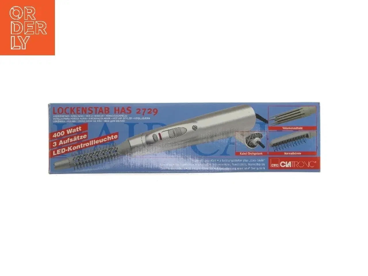 Billede 1 - Clatronic elektrisk krøllejern med tilbehør fra Clatronic (str. 23 cm)