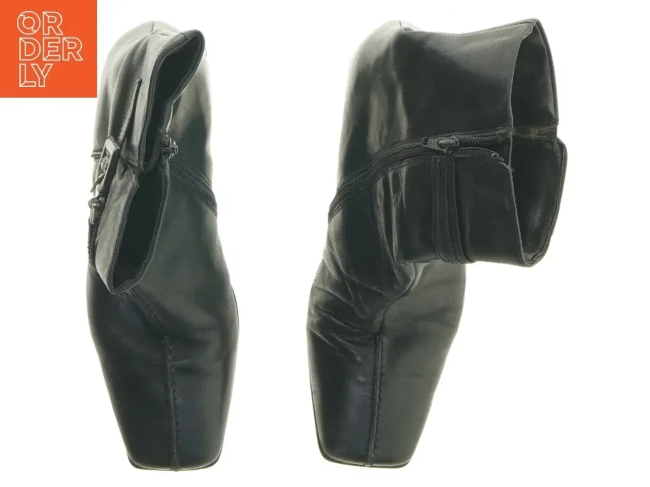 Billede 5 - Sort støvler med spænde, størrelse 38 (str. 38 )